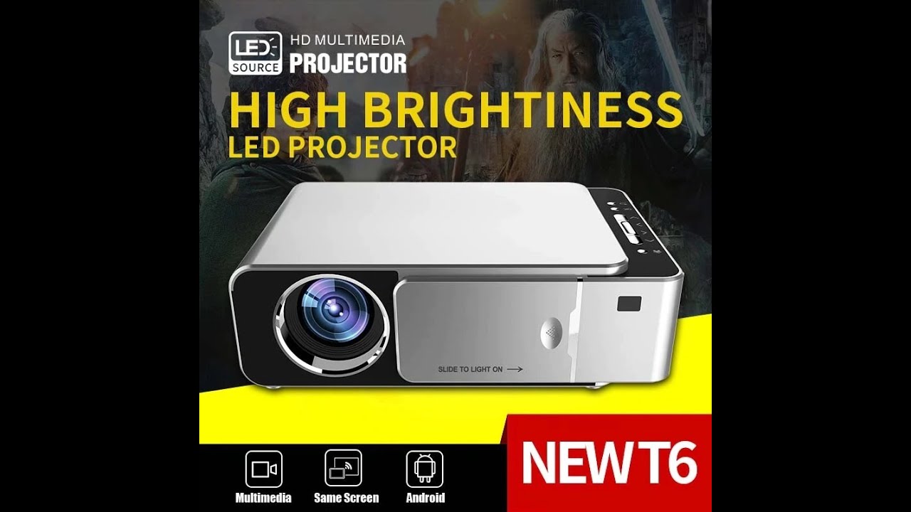 T6 Android 10.V Wifi Smart Optional Support 1080p HD Led Portable ...