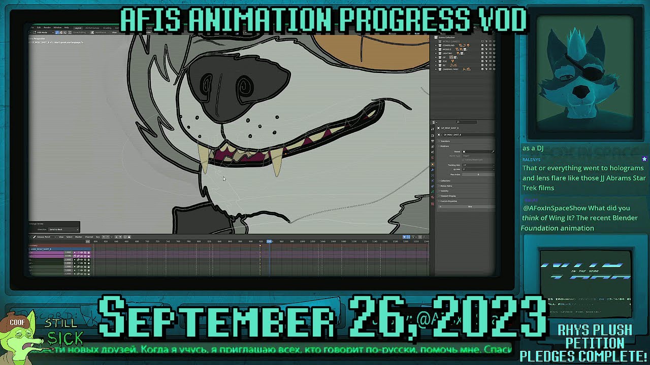 [2023-09-26] AFIS Animation Progress Stream VOD - YouTube