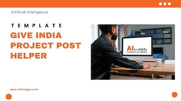 Give India Project Post Helper: Stand Out on Give India with AI | Create Captivating Project Posts