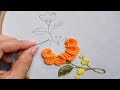 Hand Embroidery, Very Easy Flower Embroidery Tutorial, Simple Flower Design