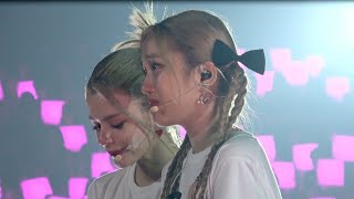 [4K Fancam] FreenBecky cried when looking back on their journey since the early days @230326 FanBoom