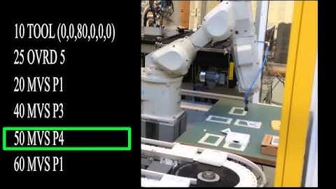 MVS Moving command with Mitsubishi Robot