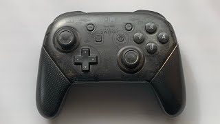 Cleaning up a Nintendo Switch Pro controller 