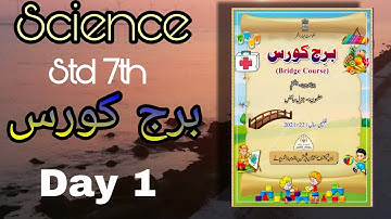 Bridge Course | Std. 7th | Sub. SCIENCE | Day 1 | Solutions In Urdu @SmartOnlineSchool