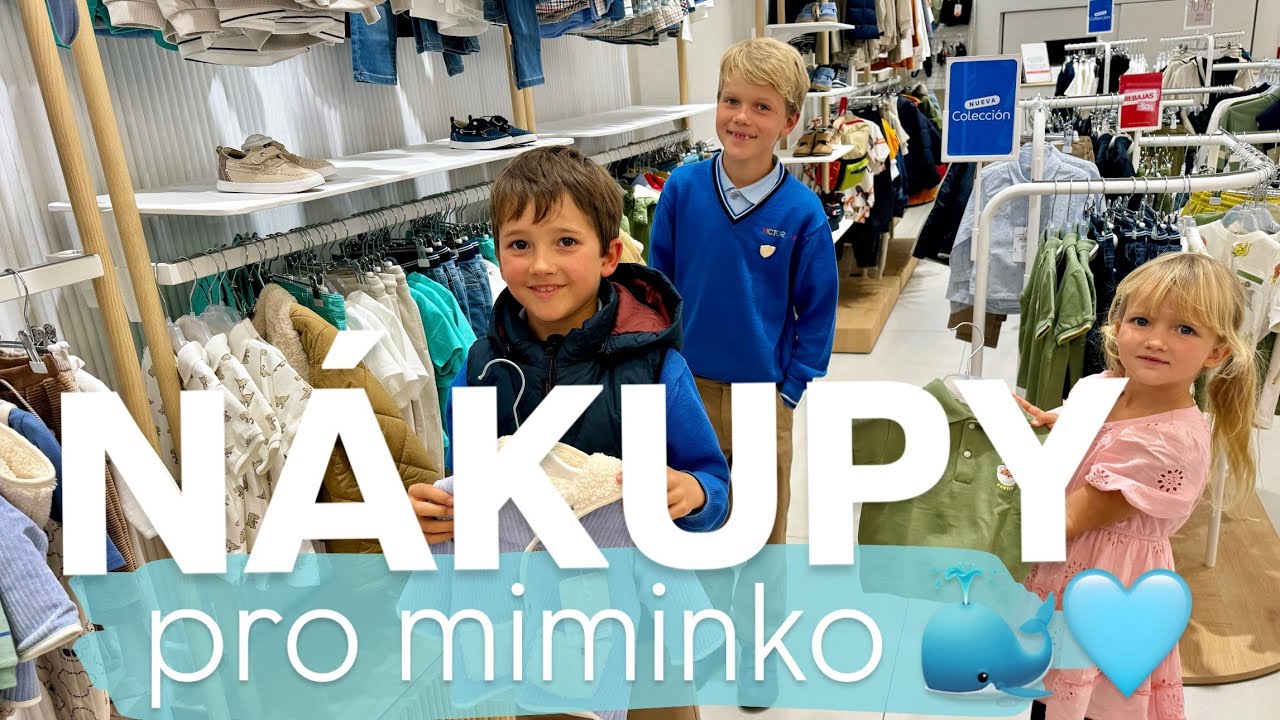 PRVNÍ NÁKUPY PRO MIMINKO 🩵 | nejdříve JUMP PARK a pak jedeme nakupovat ROZKOŠNÉ oblečení | Mimi&já