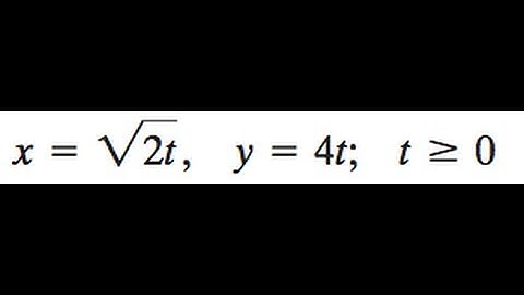 x = sqrt(2)t, y = 4t find the rectangular equation of the two polar equations