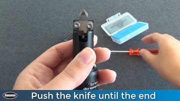 Summa F Series Tutorial: How to replace a double edge knife