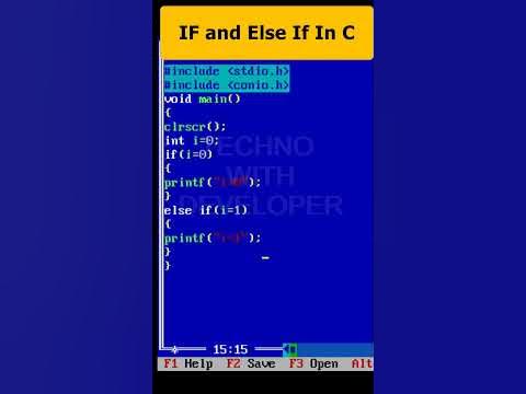 Nested if else in C language C Part 143 | C Programming #youtubeshorts ...