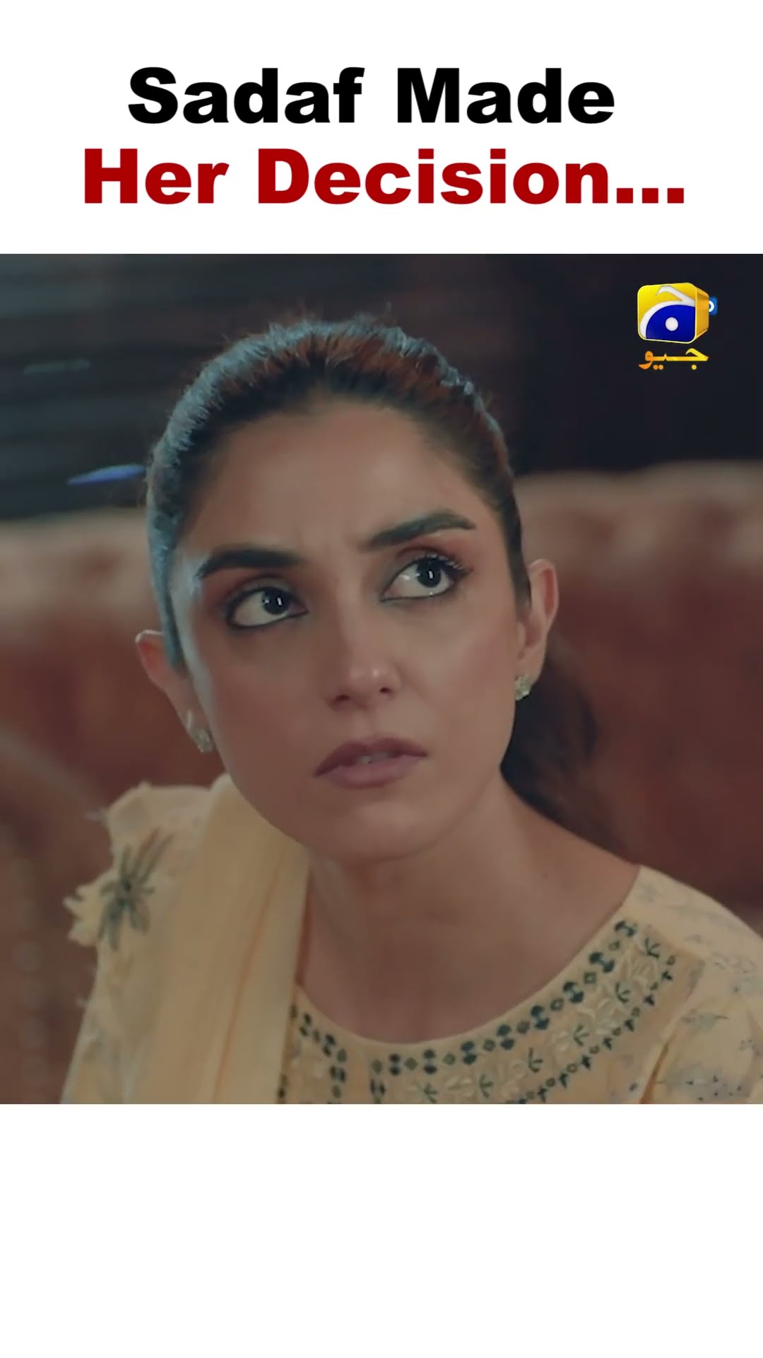 Sadaf Made Her Decision !! #wahajali #mayaali #sunnmeredil #shorts #viralvideo