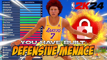 DEFENSIVE MENACE is the BEST LOCKDOWN BUILD in NBA 2K24