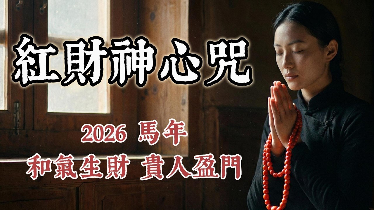 ❤️ 財源廣進，人見人愛！馬年必聽《紅財神咒》：財富與好緣分雙豐收｜2026 開啓名利雙收大磁場
