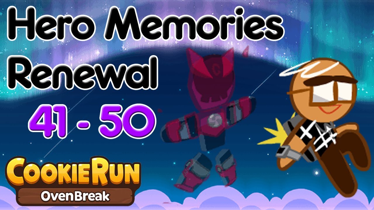 Cookie Run Ovenbreak Hero Renewal Memories 4150 YouTube