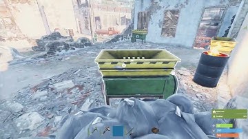 Getting bombed in outpost by heli | Rust Console Shorts