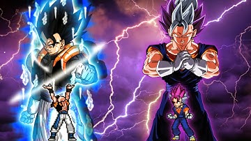 Gogeta TP V3 OP(All Form)(new) VS Vegito Ultra Ego Instinct OP in Jump Force Mugen