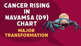 Cancer Rising in D9 Chart ll Cancer Ascendant in Navamsa Chart