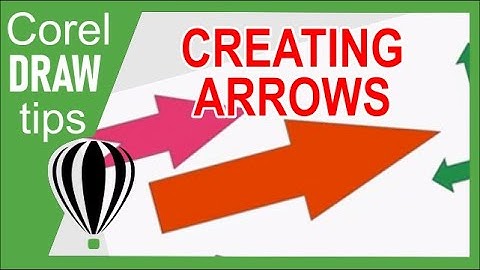 Creating arrows in CorelDRAW