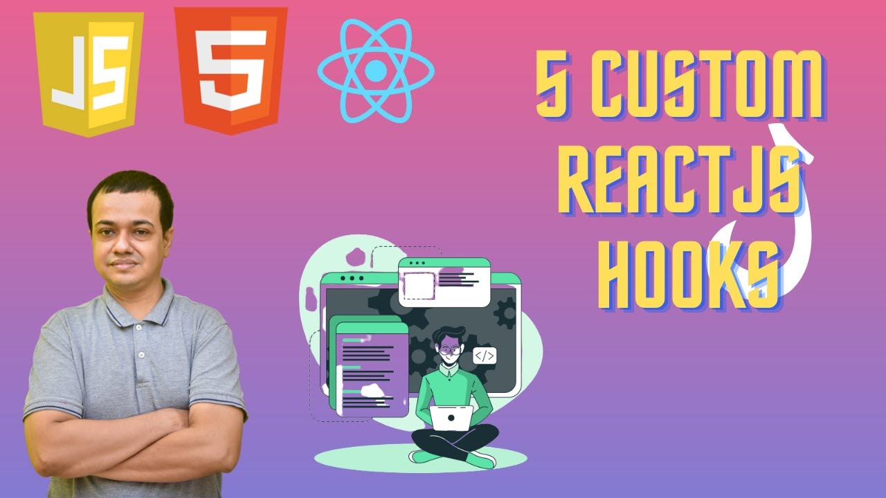 🔴 5 Custom ReactJS Hooks for every project - YouTube