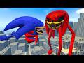 I FOUND SECRET SONIC ROBLOX KNUCKLSE SMILEY'S vs ALL SHIN SONIC TAPES LOVE STORY! | Garry’s Mod