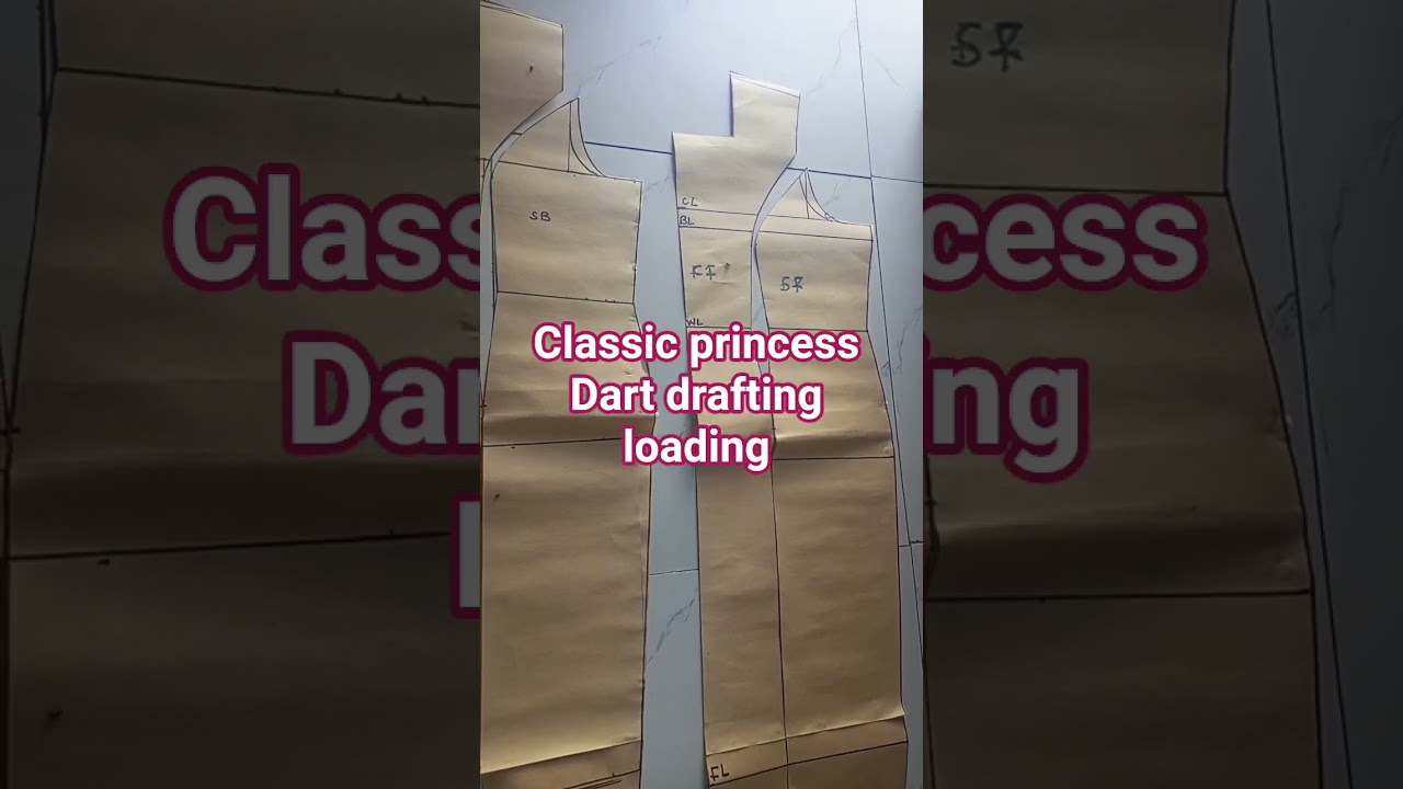 how to draft a princess dart pencil dress 