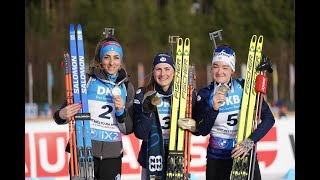 Biathlon _ Mass-start (Women) _ Medal Ceremony _ Nové Město na Moravě (18/02/2024) #NMNM24