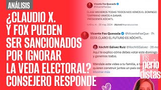 ¿Claudio X. y Fox pueden ser sancionados por ignorar la veda electoral? Consejero responde