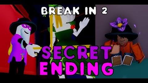 How to get the SECRET ENDING in Break In 2 and All the New Badges! Roblox Break In 2