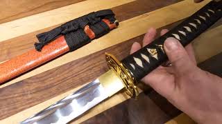 Cold Steel Tachi Katana 30” Damascus Sword