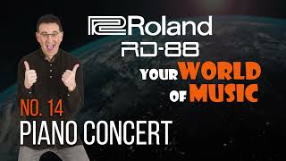 14: Piano concert - Roland RD88