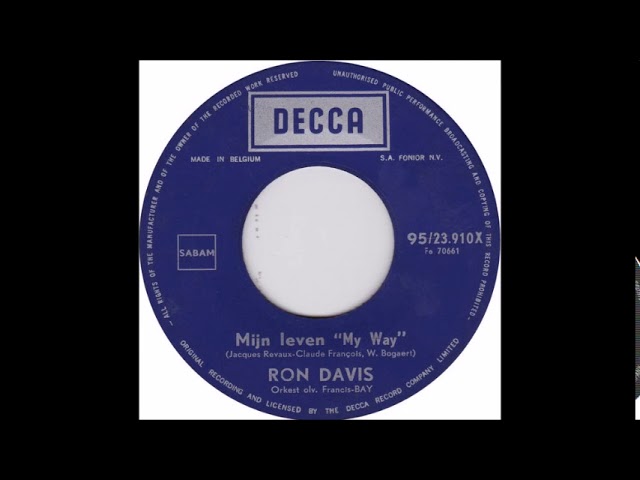 Ron Davis –  Mijn leven My Way class=