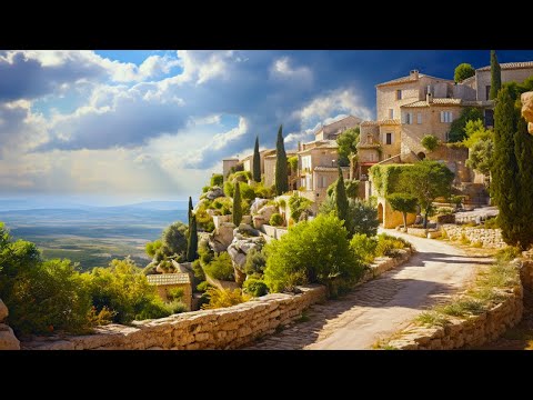 Gordes is a majestic French village in the Provence 🇫🇷 France 4K