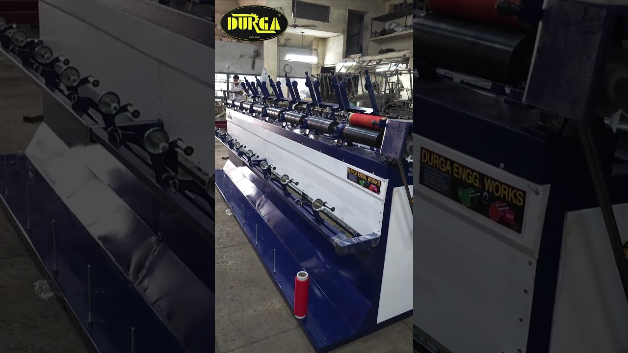 Winding machine for textile yarns /high speed rewinder by Durga engineering Panipat