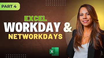 Master EOMONTH, NETWORKDAYS & WORKDAY in Excel | Calculate Dates Automatically (Excel Tutorial)