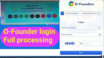 O-Founders Full login process ओ फाउंडर डॉट नेट पर कैसे लॉगिन करे #onpassive #ashmufareh #gofounders