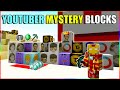 Opening Techno gamerz Beastboyshub Mythpat and other youtuber mystery blocks in minecraft