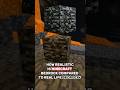 how realistic is minecraft physics? #minecraft #shorts