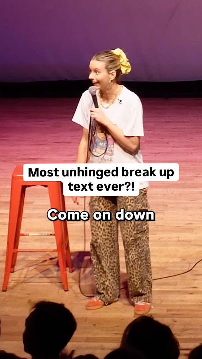 Most unhinged break up text ever!