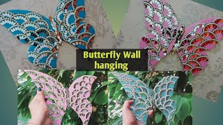 Unique Idea to Decor Room with Mirror & Pearl Work|Butterfly?Wall Hanging|Wall Decoration|Home Decor