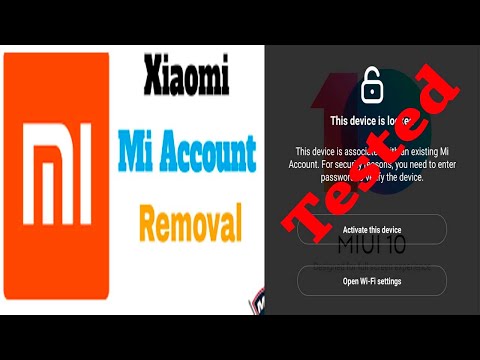 Redmi 6 Mi Account Remove