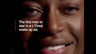 L'Oreal Features Black Man Wearing Makeup For Their First Male Makeup Ad!