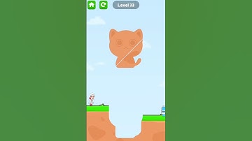 Slice to Save All New Levels Gameplay #lvl33 #shorts #gaming
