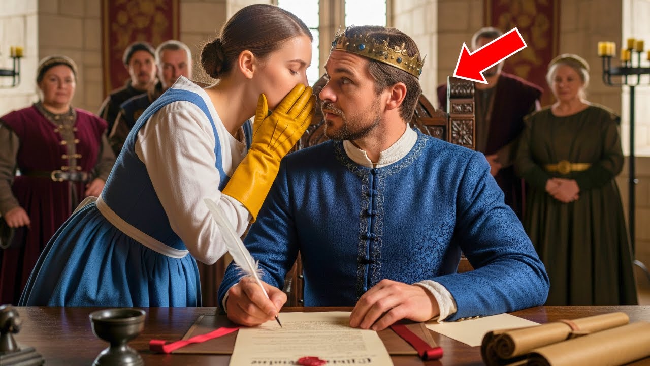 KRALJ JE UPRAVO TREBAO POTPISATI I IZGUBITI SVE... DOK SLUŠKINJA NIJE ŠAPNULA ISTINU U NJEGOVO UHO I