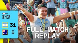 Argentina go back-to-back! | Argentina v Australia | Full Match Replay | Perth HSBC SVNS