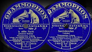 In stiller Nacht / Sandmännchen - Thomanerchor, Leipzig (1930)