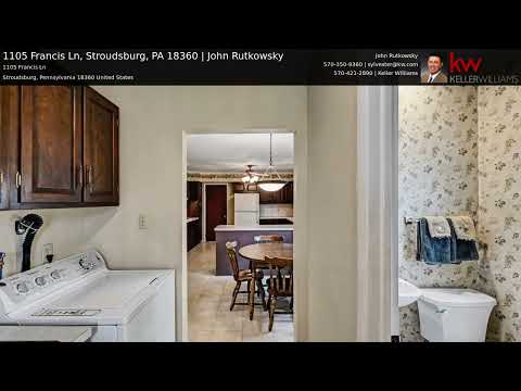 1105 Francis Ln, Stroudsburg, PA home video tour