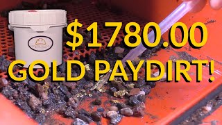 $1,780.00 Gold Paydirt - HUGE Gold Nuggets!! Lynch Mining Paydirt Bucket Review