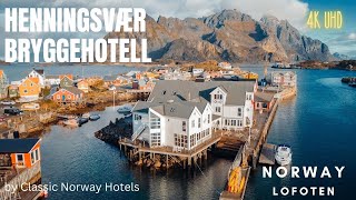 Best Hotel in LOFOTEN, Henningsvær Bryggehotell, by Classic Norway Hotels | 4k Full Tour