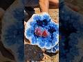 OMG 😱 Diamond Hunter Found Rare Red Gemstones Inside Massive Blue Crystal Geode 💎🔥