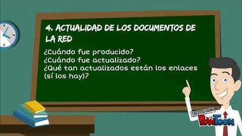 5 criterios para evaluar paginas de la web