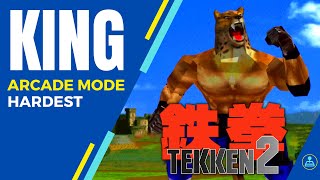 Tekken 2 | King Arcade Mode Playthrough | Hardest
