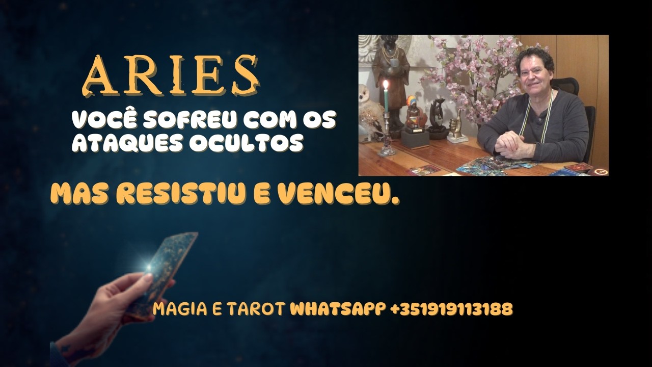ARIES ♈VOCÊ SOFREU COM O QUE ESTAVA OCULTO. MAS   RESISTIU E VENCEU